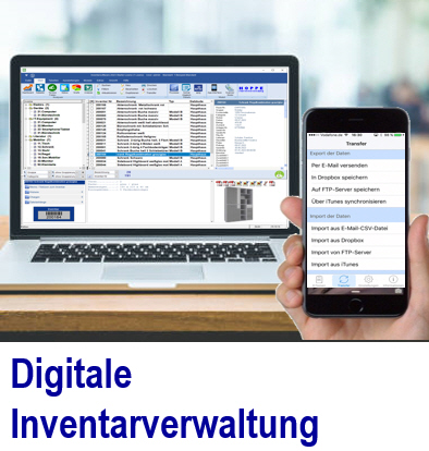 Digitale Inventarverwaltung dokumentiert Ihre Inventargüter. Dokument