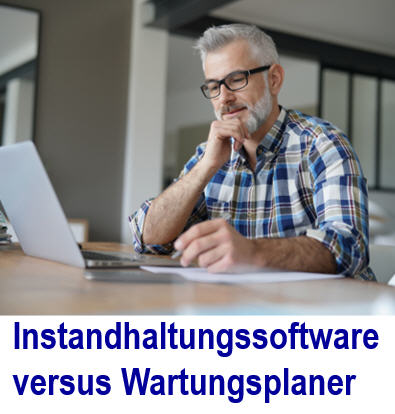 Instandhaltungssoftware versus Wartungsplaner Instandhaltungssoftware Maintain, Planer, Maintencance Planer, Master, Zertifizierung, Auditierung