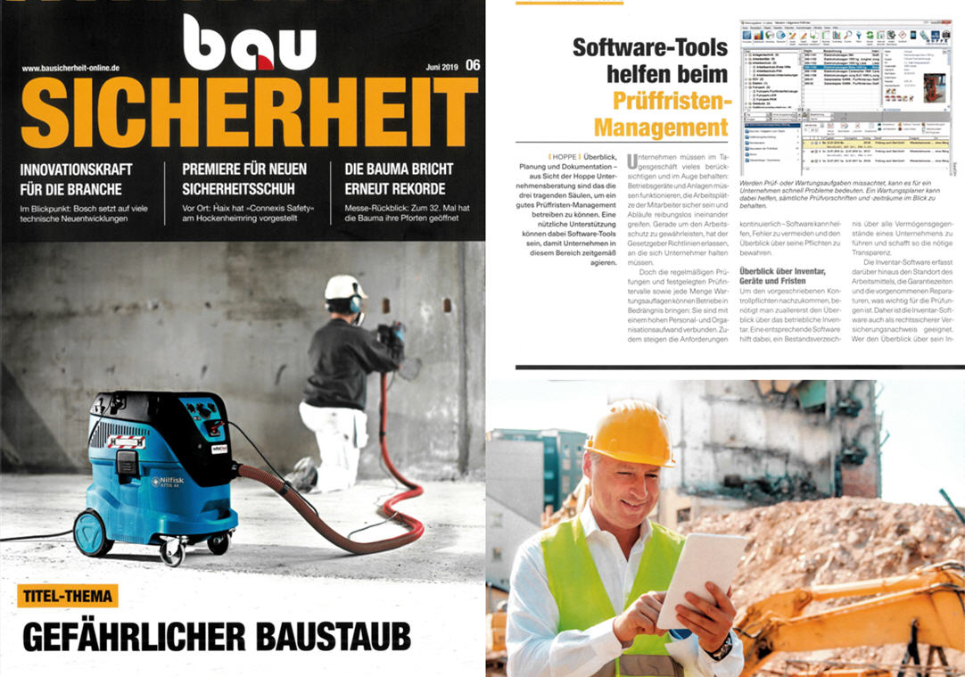 Bausicherheit - Software-Tools helfen beim Prüffristenmanagement