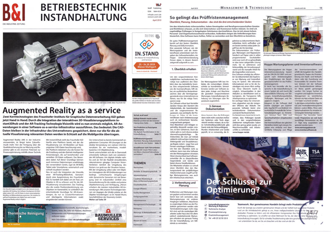 B&I Betriebstechnik & Instandhaltung - So gelingt das Prüffristenmanagement