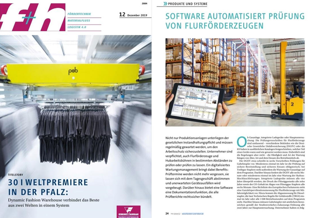 F+H Frdern und Heben Dezember/19 - Software automatisiert Prfung von Flufrderfahrzeugen