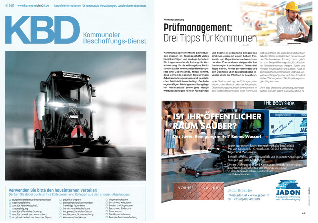 KBD Kommunaler Beschaffungs-Dienst - Wartungsplanung Prüfmanagement: Drei Tipps für Kommunen
