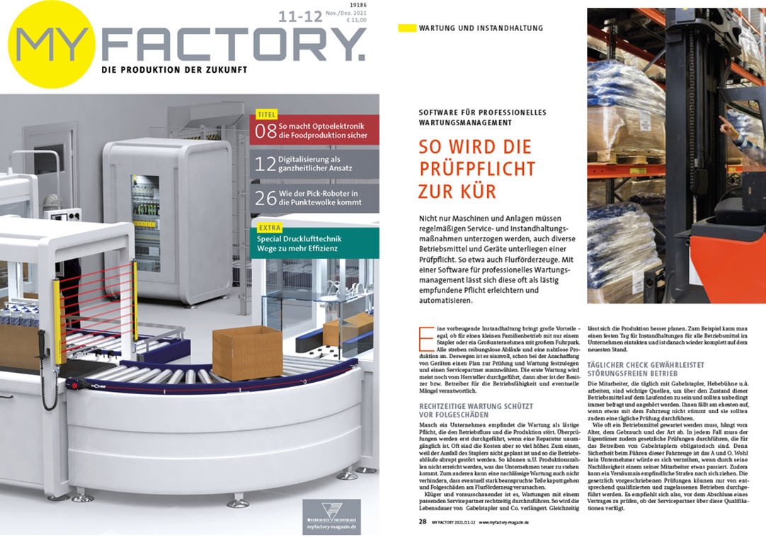 My Factory / 06-21 Vereinigte Fachverlage GmbH,Software für professionelles Wartungsmanagement