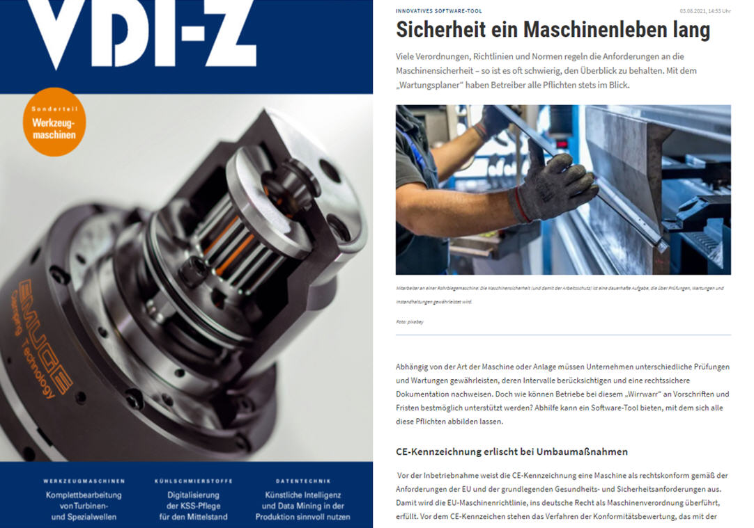 vdi-z VDI Fachmedien GmbH ingenieur.de / 08-21 Regelmige Prfungen gewhrleisten die Sicherheit